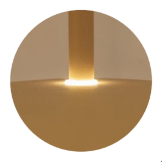 Lampadario saliscendi disco oro led 3000k per sala da pranzo cucina