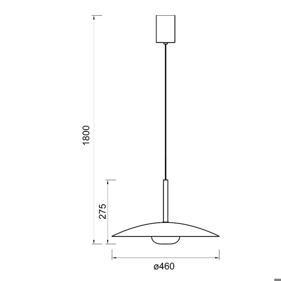 Lampadario saliscendi disco oro led 3000k per sala da pranzo cucina