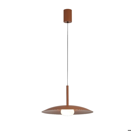 Lampadario colore caffe saliscendi led 3000k per cucina