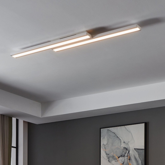 Plafoniera led 21w rgb dimmerabile app eglo saliteras bianca