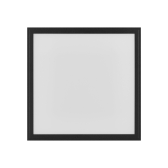 Plafoniera 60x60 nero led 34w 2700k a 6500k dimmerabile controllo remoto app eglo salobrena