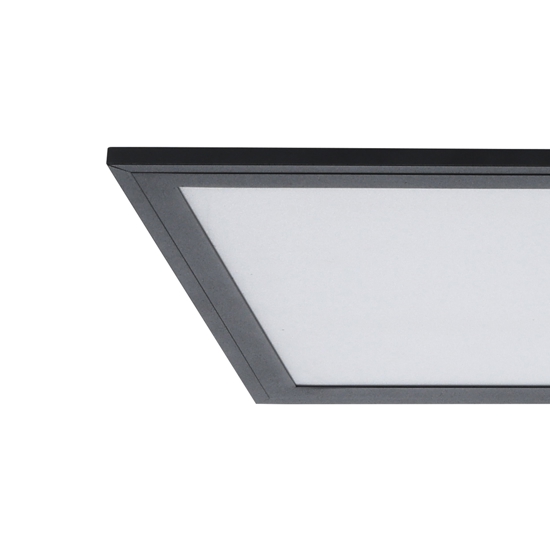 Salobrena eglo plafoniera salobrena led nera 120x30 dimmerabile 33w da 2700k a 6500k