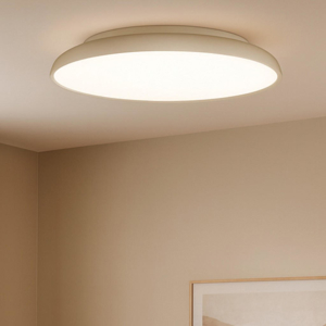 Plafoniera moderna champagne 45cm led cct dimmerabile