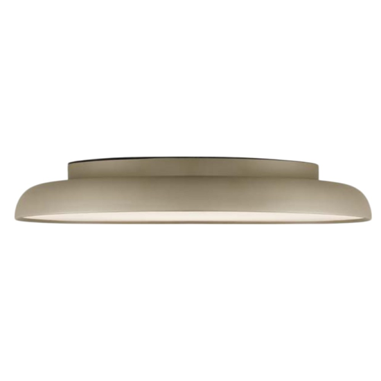 Plafoniera moderna champagne 45cm led cct dimmerabile