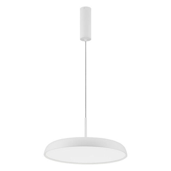 Lampadario da cucina bianco led cct dimmerabile con telecomando