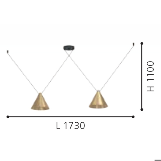 Lampadario moderno per soggiorno oro ottone eglo narices