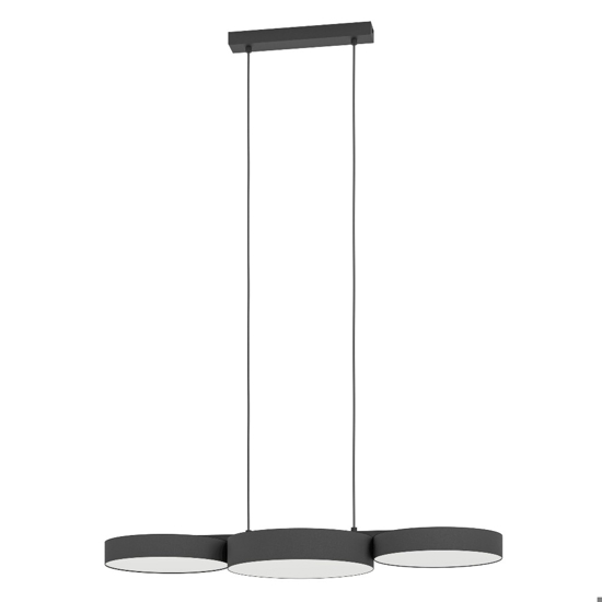 Barbano z eglo lampadario per tavolo cucina moderna led rgb cct da 2700k a 6500k