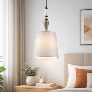 Lampada a sospensione di tessuto ceramica per camera da letto