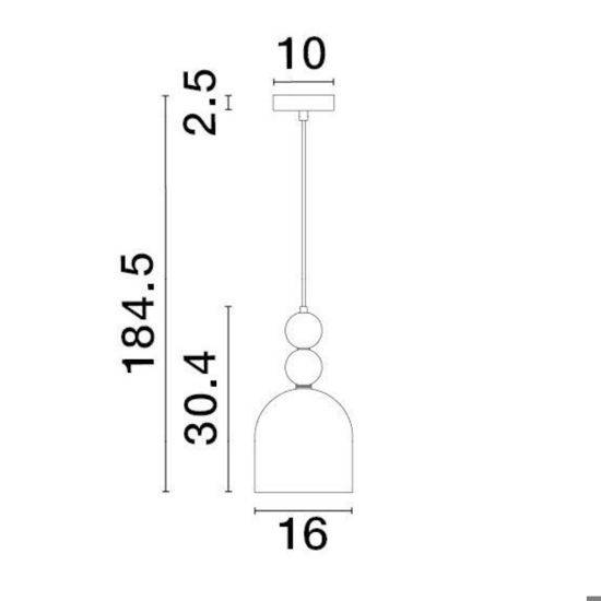 Lampada a sospensione da comodino per camera da letto vetro bul verde rosa