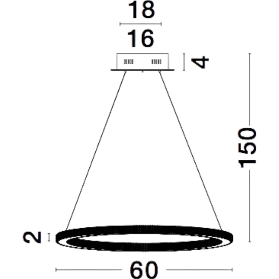 Lampadario luxury per soggiorno cerchio oro led stile contemporaneo