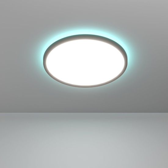 Rovito z eglo plafoniera tonda da bagno moderno led rgb 2700k a 6500k ip44