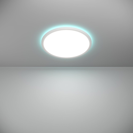 Rovito z eglo plafoniera circolare da bagno ip44 led rgb 2700k a 6500k