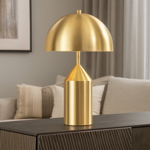 Lampada da tavolo oro design moderna
