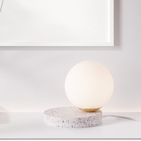 Lampade da comodino marmo grigio