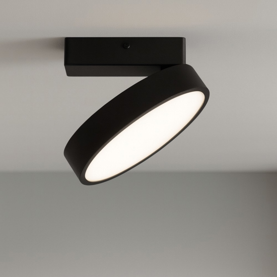 Faretto led 20w da soffitto da 2700k-6000k nero orientabile