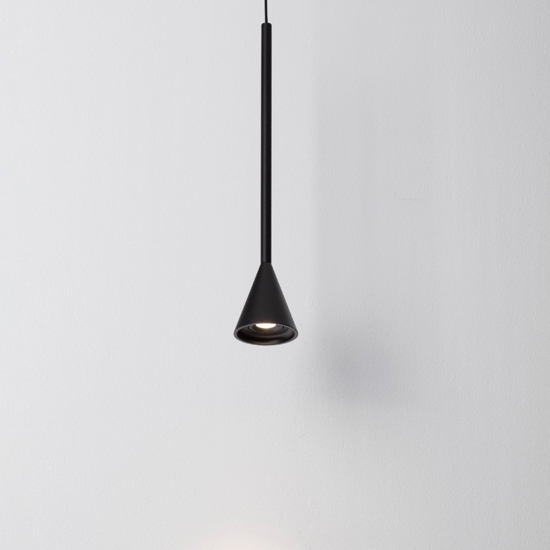 Lampada a sospensione led 6w 3000k cono per isola