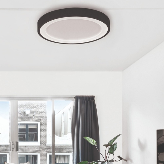 Plafoniera da cucina rotonda led 30w 3000k 45cm minimal