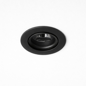 Faretto nero led incasso orientabile 2w 3000k