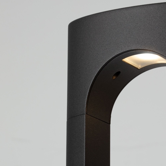Lampione alto per giardino moderno led 21w 3000k antracite