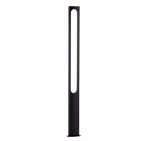 Lampione alto per giardino moderno led 21w 3000k antracite