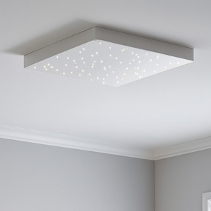 Plafoniera pannello per camera da letto cielo stellato bianco led 3000k 4000k 8w