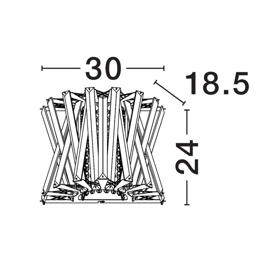 Applique oro di cristalli da parete stile contemporaneo