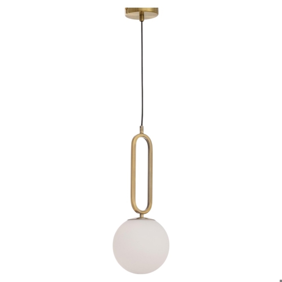 Lampadario per comodino camera da letto dorato 