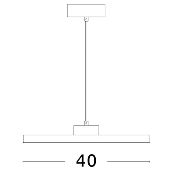 Lampadario per tavolo da pranzo tondo bianco led 3000k dimmerabile