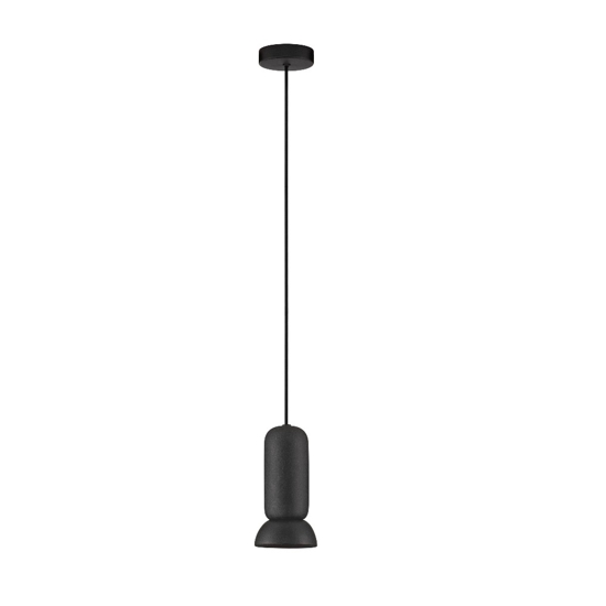Lampada a sospensione di ceramica nera design moderna