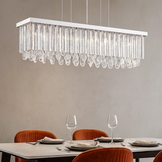 Caloanda eglo lampadario di cristallo vetro per soggiorno