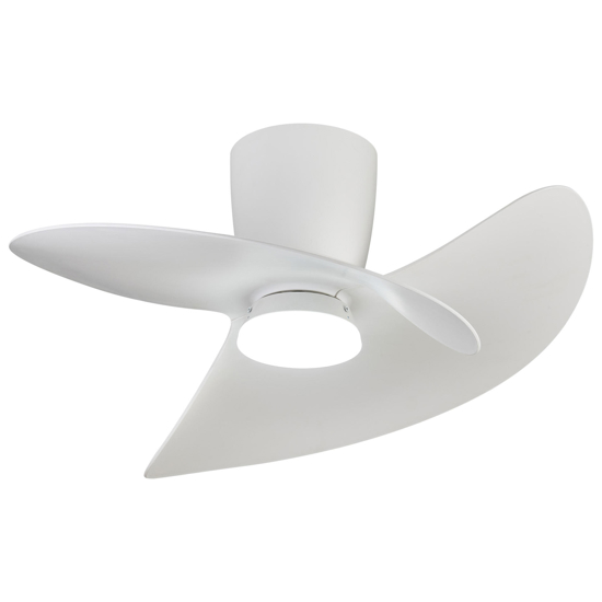Ventilatore a pale da soffitto con luce led cct max 13mq con telecomando