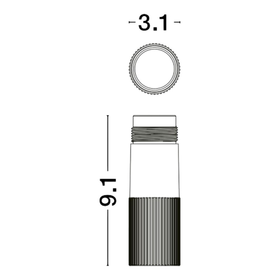 Faretto da incasso bianco led 12w 3000k cri90 spoty