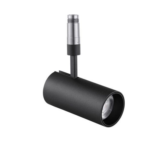 Faretto da incasso spoty led 15w 3000k cri90 nero orientabile