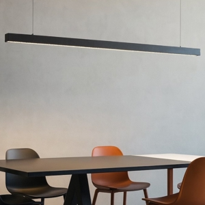 Lampadario spoty nero da incasso per scrivania ufficio