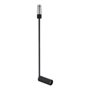 Faretto da incasso a sospensione h40cm nero led 7w 3000k cri90 spoty