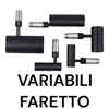 Faro a soffitto spoty nero led 35w 3000k orientabile cri90