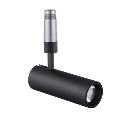 Faretto da incasso spoty nero led 23w 3000k dali cri90 orientabile