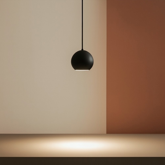 Lampada sospensione spoty led dali sfera da incasso controsoffitto