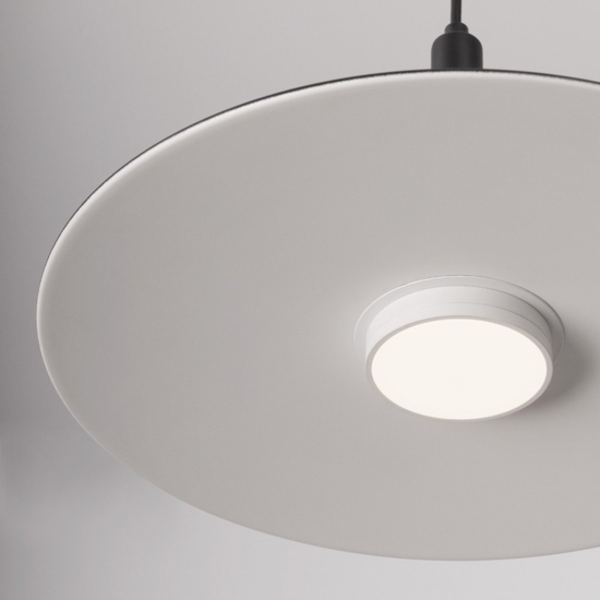 Lampadario da cucina moderna nero led 12w 3000k