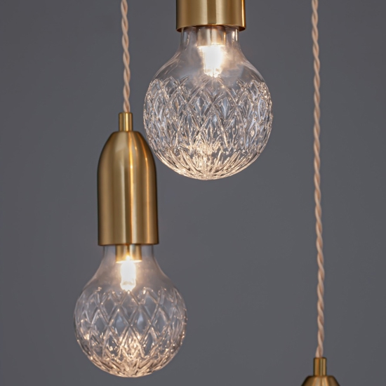 Lampadario moderno per soggiorno luci a cascata oro