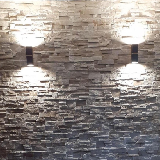 Lampada da parete oro nero quadrata eglo passa