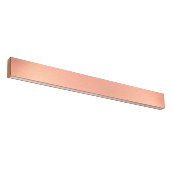 Applique led 41w 2700k bi emissione box w2 linea light rame