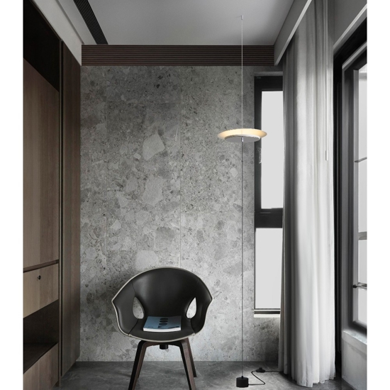 Lampada da terra piantana sospesa led a soffitto moderna bianca