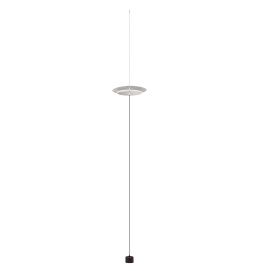 Lampada da terra piantana sospesa led a soffitto moderna bianca