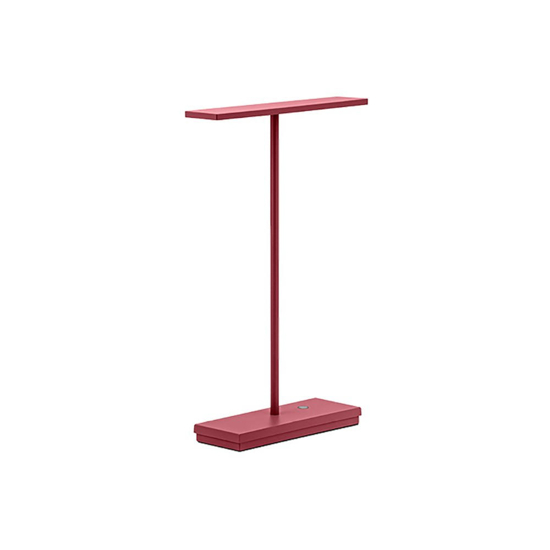 Lampada da scrivania portatile senza fili led rossa dubcolor linea light