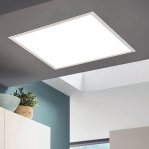 Plafoniera led bianca ad incasso eglo salobrena
