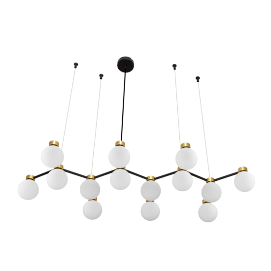 Lampadario moderno per sala da pranzo stile contemporaneo