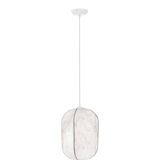 Lampada a sospensione bianco seta di gelso 30cm