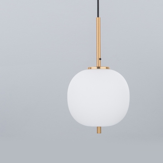 Lampada a sospensione per comodino camera da letto oro