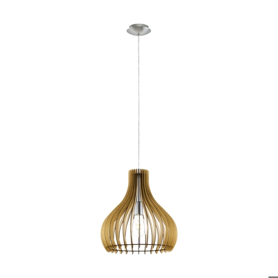 Eglo tindori lampadario da cucina per penisola moderna legno acero